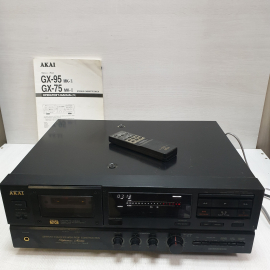 Проигрыватель кассетный AKAI GX-75mk Ⅱ, дефект с декой (в описании). Япония. Картинка 1